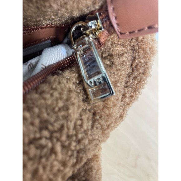 Vintage Havana Brown Fuzzy Women's Small Hand Bag - NWT - Picture 7 of 12